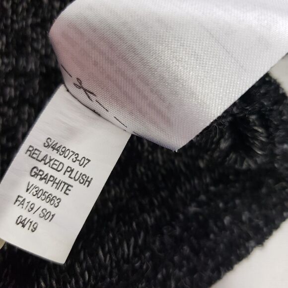 Old Navy Womens Sweater Medium Relaxed Plush Boat Neck Graphite Pullover Gray - Picture 9 of 9